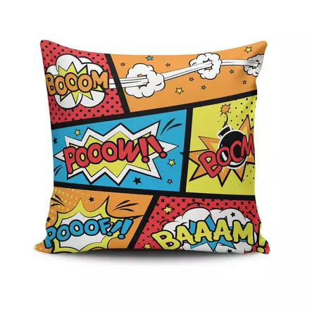 Kuddfodral Aberto Design NKLF133 Flerfärgad Bomull Polyester 43x43 cm - Prydnadskuddar - 8681181474068 - 1