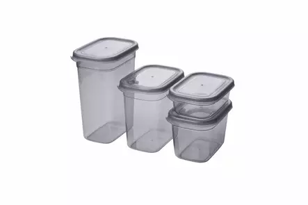 Förvaringslåda Set Hermia Antracit Plast 20 Delar - Plastlådor och förvaringslådor - 8683742868798 - 2