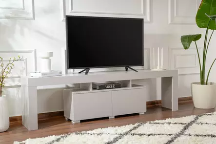 TV-bänk Hanah Home Enclave Grå Spånskiva 180x50x31,3 cm - TV-bänkar - 8684283112128 - 2