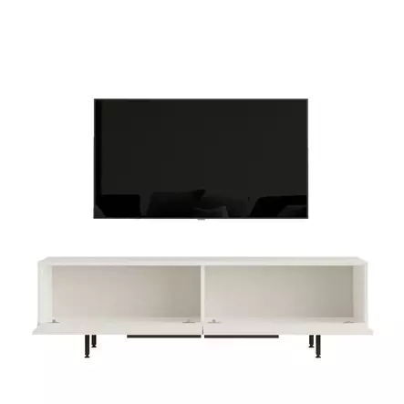 TV-bänk Hanah Home On1W Vit Spånskiva 160x45,1x35,5 cm - TV-bänkar - 8684282369028 - 1