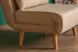 Bäddfåtölj Atelier del Sofa Folde Cream Polyester 80x50x42 cm - Bäddsoffor - 8683743461028 - 7