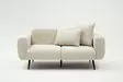 2-sits soffa Atelier del Sofa Cream Polyester Bouclé 171x82x77 cm - Soffor - 8684282156628 - 3