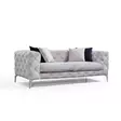 2-sits soffa Atelier del Sofa Como Ljusgrå Polyester 197x90x73 cm - Soffor - 8681875825558 - 1
