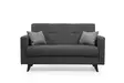 2-sits bäddsoffa Atelier del Sofa Polya Mörkgrå Tyg 151x75x86 cm - Bäddsoffor - 8683742755418 - 5