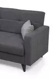 2-sits bäddsoffa Atelier del Sofa Polya Mörkgrå Tyg 151x75x86 cm - Bäddsoffor - 8683742755418 - 4