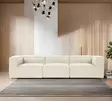 3-sits soffa Atelier del Sofa Fora 3 Ecru Linne 297x105x66 cm - Soffor - 8684282430698 - 3