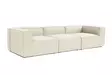 3-sits soffa Atelier del Sofa Fora 3 Ecru Linne 297x105x66 cm - Soffor - 8684282430698 - 7