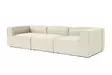 3-sits soffa Atelier del Sofa Fora 3 Ecru Linne 297x105x66 cm - Soffor - 8684282430698 - 6