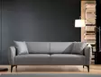 3-sits soffa Atelier del Sofa Belissimo Grå Polyester 220x95x67 cm - Soffor - 8683342950558 - 2