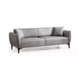 3-sits soffa Atelier del Sofa Belissimo Grå Polyester 220x95x67 cm - Soffor - 8683342950558 - 1
