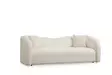 3-sits soffa Atelier del Sofa Asos Cream Polyester 225x76x75 cm - Soffor - 8683742690818 - 1