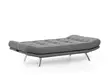 3-sits bäddsoffa Atelier del Sofa Misa Grå Mjuk Tyg 200x105x95 cm - Bäddsoffor - 8681875299328 - 6