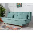 3-sits bäddsoffa Atelier del Sofa Kelebek Havsgrön Tyg 190x85x90 cm - Bäddsoffor - 8681875598148 - 2