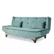 3-sits bäddsoffa Atelier del Sofa Kelebek Havsgrön Tyg 190x85x90 cm - Bäddsoffor - 8681875598148 - 1