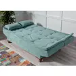 3-sits bäddsoffa Atelier del Sofa Kelebek Havsgrön Tyg 190x85x90 cm - Bäddsoffor - 8681875598148 - 4