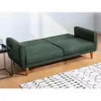 3-sits bäddsoffa Atelier del Sofa Aria Grön Linne 205x80x85 cm - Bäddsoffor - 8681875648188 - 3