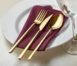 Bestickset Hermia Allegra Guld Rostfritt Stål 36 Delar - Bestick och serveringsredskap - 8684283550388 - 2