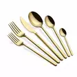 Bestickset Hermia Allegra Guld Rostfritt Stål 36 Delar - Bestick och serveringsredskap - 8684283550388 - 1
