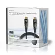 Aktiva optiska High Speed HDMI kabel med Ethernet | HDMI Kontakt | HDMI Kontakt | 4K@60Hz | 18 Gbps | 100.0 m | Rund | PVC | Svart | Presentbox - HDMI-kablar - 5412810318148 - 67
