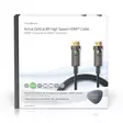 Aktiva Optiska Ultra High Speed HDMI Kabel med Ethernet | HDMI Kontakt | HDMI Kontakt | 8K@60Hz | 48 Gbps | 20.0 m | Rund | PVC | Svart | Presentbox - HDMI-kablar - 5412810318278 - 66