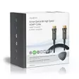 Aktiva Optiska Ultra High Speed HDMI Kabel med Ethernet | HDMI Kontakt | HDMI Kontakt | 8K@60Hz | 48 Gbps | 40.0 m | Rund | PVC | Svart | Presentbox - HDMI-kablar - 5412810318308 - 69