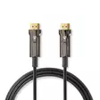 Aktiva Optiska Ultra High Speed HDMI Kabel med Ethernet | HDMI Kontakt | HDMI Kontakt | 8K@60Hz | 48 Gbps | 40.0 m | Rund | PVC | Svart | Presentbox - HDMI-kablar - 5412810318308 - 1