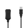 Aktiv USB-kabel | USB 2.0 | USB-A Hane | USB-A Hona | 480 Mbps | 5.00 m | Rund | Nickelplaterad | PVC | Koppar | Label - Dator och nätverk - 5412810421848 - 1