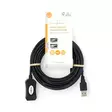 Aktiv USB-kabel | USB 2.0 | USB-A Hane | USB-A Hona | 480 Mbps | 5.00 m | Rund | Nickelplaterad | PVC | Koppar | Label - Dator och nätverk - 5412810421848 - 66