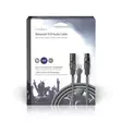 Balanserad ljudkabel | XLR 3-stifts hane | XLR 3-stifts hona | Nickelplaterad | 20.0 m | Rund | PVC | Mörkgrå | Presentbox - Ljudkablar - 5412810295678 - 66