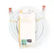 CAT6 Nätverkskabel | RJ45 hane | RJ45 hane | S/FTP | 15.0 m | Rund | LSZH | Vit | Label - Dator och nätverk - 5412810423958 - 66