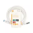 CAT6a nätverkskabel | S/FTP | RJ45 hane | RJ45 hane | 3.00 m | Snagless | Rund | LSZH | Vit | Label - Dator och nätverk - 5412810424238 - 66