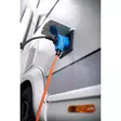 CEE Adapter Cable Camping 1,5 m kabel i orange (CEE-kontakt och vinkelkoppling inkl. säkerhetskontaktkombinationsuttag, 230V / 16A, för permanent utomhusbruk) - Förlängningskablar - 4007123673858 - 52