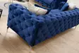 3-sits soffa Atelier del Sofa Como Marinblå Polyester 237x90x70 cm - Soffor - 8683342529068 - 4
