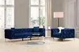 3-sits soffa Atelier del Sofa Como Marinblå Polyester 237x90x70 cm - Soffor - 8683342529068 - 5