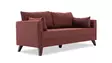 3-sits bäddsoffa Atelier del Sofa Bella Klarröd Polyester 208x81x85 cm - Bäddsoffor - 8681875548938 - 9