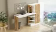 Skrivbord Hanah Home Ct2 Aw Furu Vit Spånskiva 152,3x120x40 cm - Skrivbord - 8683342403658 - 3