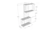 Vägghylla Hanah Home Destan Furu Spånskiva 65x96x19 cm - Vägghyllor - 8682870955998 - 3