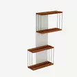 Vägghylla Hanah Home Destan Furu Spånskiva 65x96x19 cm - Vägghyllor - 8682870955998 - 2