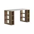 Skrivbord Hanah Home Colmar Vit Ek Spånskiva 140x75x60 cm - Skrivbord - 8681875277128 - 2
