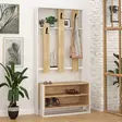 Hallmöbel Hanah Home Chester Vit Ek Spånskiva 90x180x36 cm - Möbler - 8681875364248 - 1