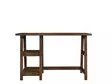 Skrivbord Hanah Home Perla Valnöt Massiv Furu 120x73,5x51 cm - Skrivbord - 8681875156058 - 4