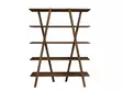 Bokhylla Hanah Home Perla Valnöt Massiv Furu 115x144x29,5 cm - Bokhyllor - 8681875207118 - 4