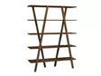 Bokhylla Hanah Home Perla Valnöt Massiv Furu 115x144x29,5 cm - Bokhyllor - 8681875207118 - 3