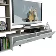 TV-bänk Hanah Home ?imal Vit Spånskiva 168,2x120x22 cm - TV-bänkar - 8681181352458 - 4