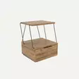 Sängbord Hanah Home Tekoba Furu Spånskiva 42x52x41 cm - Nattduksbord - 8682870763968 - 2