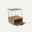 Sängbord Hanah Home Tekoba Furu Spånskiva 42x52x41 cm - Nattduksbord - 8682870763968 - 3