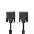 DVI-kabel | DVI-I 24+5-Pin Hane | DVI-I 24+5-Pin Hane | 2560x1600 | Nickelplaterad | 2.00 m | Rak | PVC | Svart | Kuvert - Dator och nätverk - 5412810275328 - 1