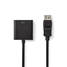Displayport-adapter | DisplayPort Hane | DVI-I 24+5-Pin Hona | 1080p@60Hz | Nickelplaterad | Rak | 0.20 m | Rund | PVC | ABS | Svart | Låda - Dator och nätverk - 5412810288618 - 2