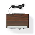 FM-radio | Bordsdesign | FM | Strömadapter | Analog | 15 W | IP20 | Brun - Radioapparater - 5412810337378 - 75