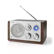 FM-radio | Bordsdesign | FM | Strömadapter | Analog | 15 W | IP20 | Brun - Radioapparater - 5412810337378 - 40